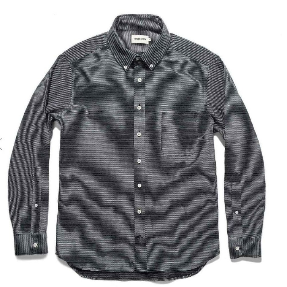 The Jack in Reverse Jacquard - 42 Large Navy - EUC